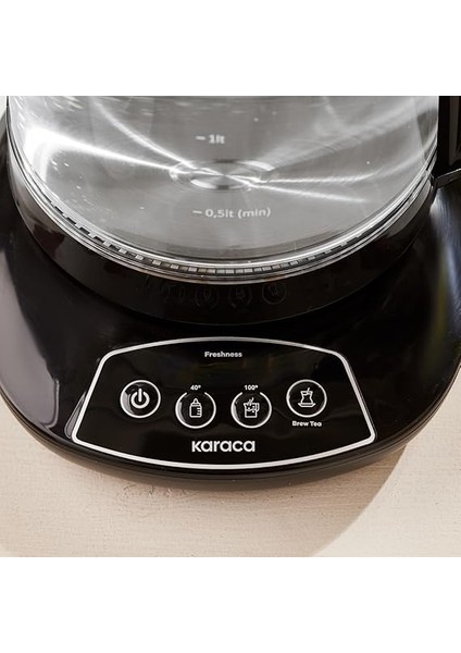 Çaysever 3 In 1 Konuşan Cam Çay Makinesi Su Isıtıcı ve Mama Suyu Hazırlama 1700W Starlight fırsatları
