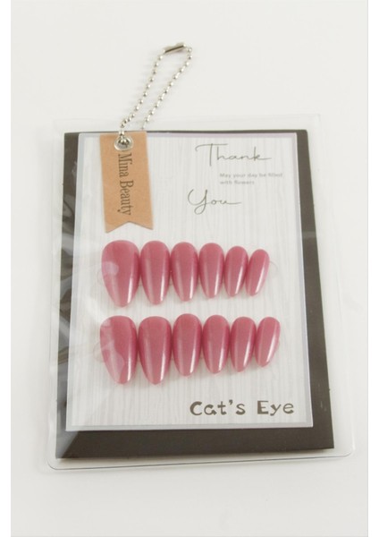 shop Mina Beauty Kedi Gözü Takma Tırnak-Fuşya fiyatları