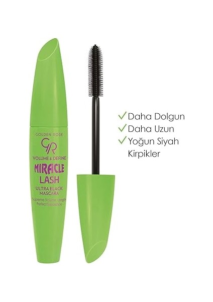 Rose Volume &amp; Define Miracle Lash Ultra Black Mascara Maskara fiyatları