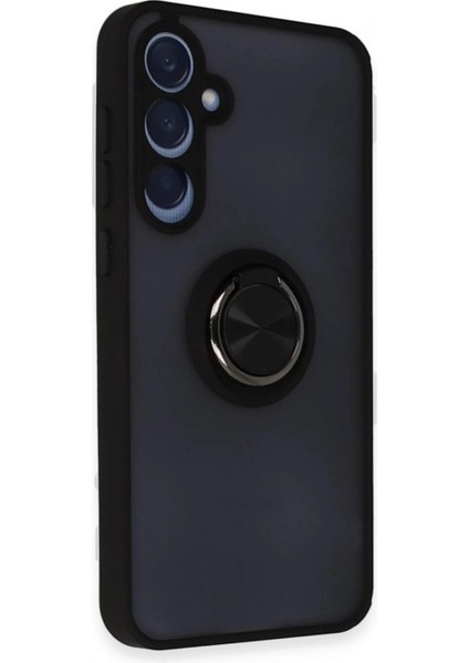 Samsung Galaxy A55 5g Kılıf Montreal Yüzüklü Silikon Kapak - Siyah fiyatları