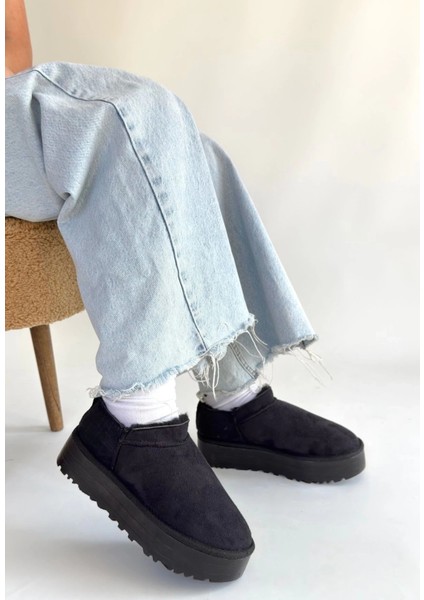 Mitay Siyah Süet Bot modelleri