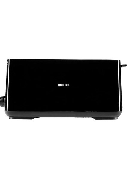 Daily Collection Uzun Yuvalı Ekmek Kızartma Makinesi, Buz Çözme Modu, 8 Kızartma Ayarı, Uzun Yuvalı, Siyah, HD2590/90 modelleri