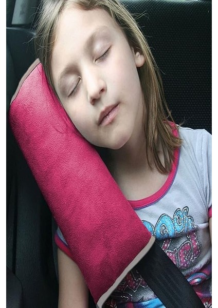 Emniyet Kemeri Uyku Pedi Araç Oto Yastık Oto Emniyet Kemer Yastığı Çocuk Araç Yastık (Pembe) fiyatları