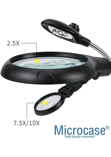 LED Işıklı Masaüstü Tamirci Büyüteç Seti - AL2481 indirimleri