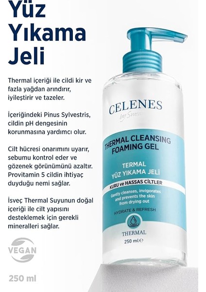 Thermal Temizleme Jeli Kuru ve Hassas Ciltler Için (250 Ml) modelleri