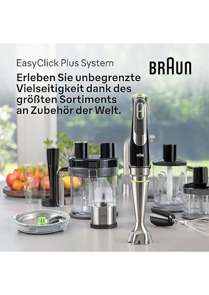 Multiquick 9 Mq 9187XLI El Mikseri – Active Powerdrive Teknolojili Püre Çubuğu ve Parçalama, Damgalama, Karıştırma ve Buz Kırma, 1200 Watt, Siyah/paslanmaz Çelik indirimleri
