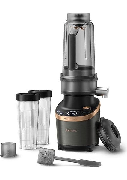 Flip And Juice Katı Meyve Özellikli Sürahi Blender, 1500W, Problend Ultra Teknolojisi, Homeıd Uygulaması, Hızlı Temizleme, HR3770/00 modelleri