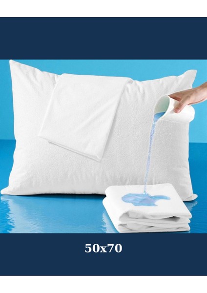Safex Yastık Alezi | Su Geçirmez Kumaş | 50X70 +20CM Iç Kapaklı