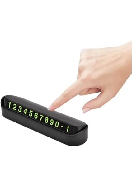Fosforlu Acılır Kapanabilir Numaratör Ön Torpido Üstü Telefon Numarası Göstergesi Araba Numaratör Aç Kapa modelleri