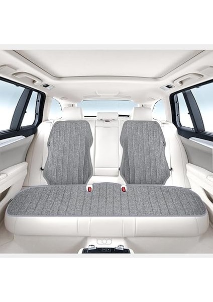Nysa Serisi Keten Oto Koltuk Koruyucu Minder Ön Arka Set Gri fiyatları