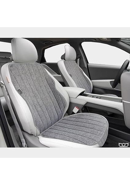 Nysa Serisi Keten Oto Koltuk Koruyucu Minder Ön Arka Set Gri modelleri