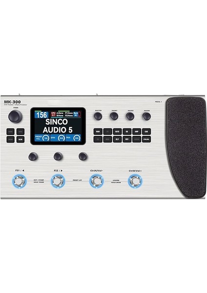 Çok Efektli Pedal, M Vave Gitarlar Efekt Işlemcisi 120 Amp Modeli Davul Makinesi Döngü Mıdı Arayüzü Re Amp Bas Aksesuarları Çok Efekt