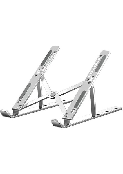 Plus ADS-AL05 Alüminyum Ayarlı Laptop Macbook Notebook Yükseltici Tutucu Stand