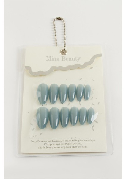 shop Mina Beauty Kedi Gözü Takma Tırnak-Açık Mavi fiyatları