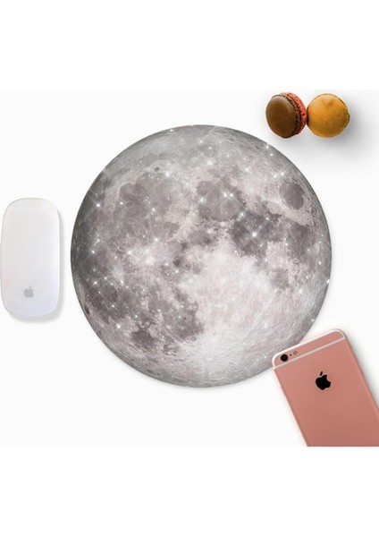 Dolunay Tasarımlı Hediye Mousepad - Mouse Pad - Fare Altlığı indirimleri