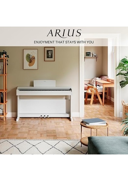 Arıus YDP-145 Dijital Piyano, Beyaz – Yeni Başlayanlar ve Hobi Oyuncuları Için Klasik ve Şık Dijital Piyano fırsatları