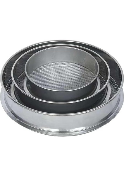 3 Adet Kompost Eleği Bahçe Bilmecesi Paslanmaz Çelik Toprak Eleği Seti Bahçe Bilmecesi Toprak ve Taşlar Için Bahçe Eleği Toprak Için