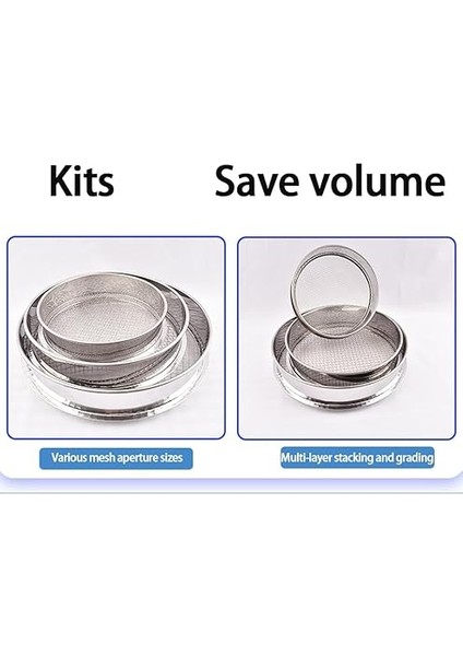 3 Adet Kompost Eleği Bahçe Bilmecesi Paslanmaz Çelik Toprak Eleği Seti Bahçe Bilmecesi Toprak ve Taşlar Için Bahçe Eleği Toprak Için fırsatları