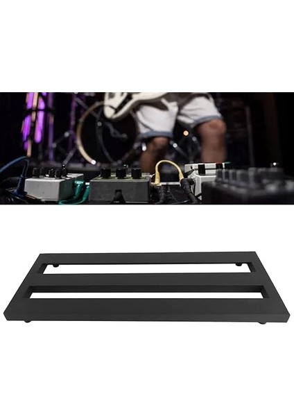 Gitar Efekt Pedal Tahtası Gitar Pedal Tahtası, Gitar Efekt Pedal Tahtası Alüminyum Alaşımlı Ekstra Büyük Gitar Pedal Tahtası, Kaymaz Yüzeyli Elektro Gitar Parçaları (Pb 2) fiyatları