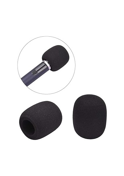 5 Adet Mikrofon Köpük Ön Cam Ön Cam Gürültü Azaltma Sünger Mikrofon El Kondenser Mikrofon Için Kapak modelleri