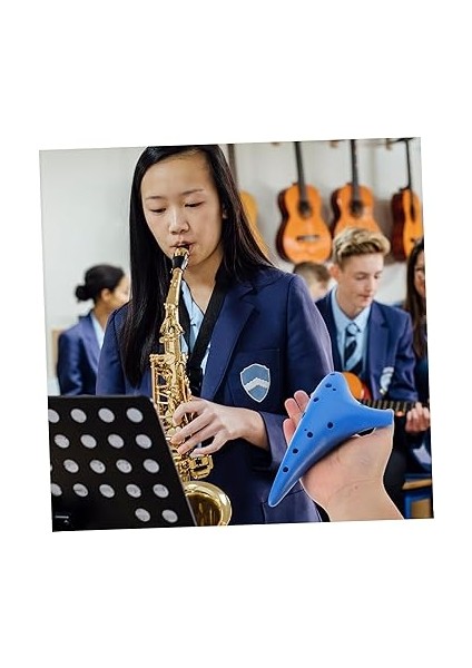 Ocarina Müzik Aletleri Enstrümanlar Mavi Reçine fırsatları