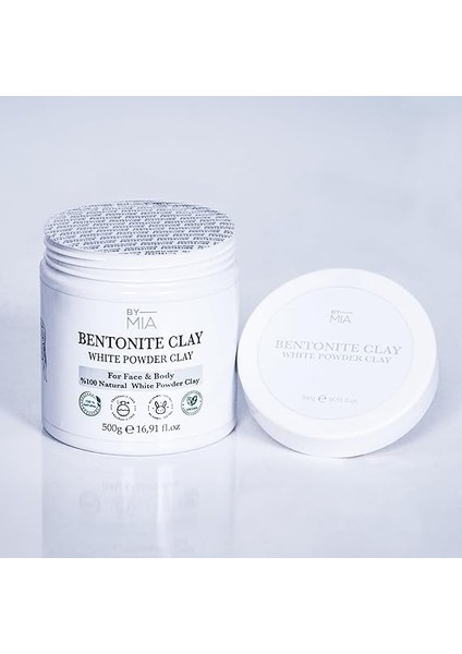 Mıa Yüz ve Vücut Bentonit KILI%100 Natural Doğal Beyaz Toz Kil 500 gr fırsatları