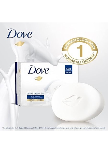 Beauty Cream Bar Katı Güzellik Sabunu Original Nemlendirici Etkili, 4X90 G fırsatları