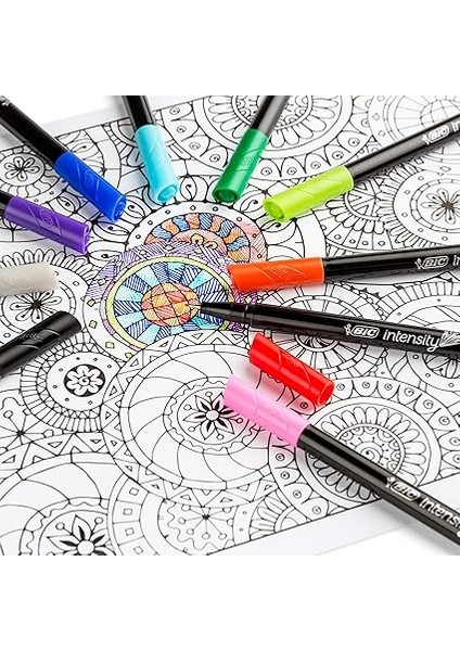 Intensity Fineliner Ince Uçlu Keçeli Kalem 20'li Kutu, 20 Canlı Renk, 0.4 Mm. Çizgi Kalınlığı, Metal Korumalı Keçeli Uç fırsatları