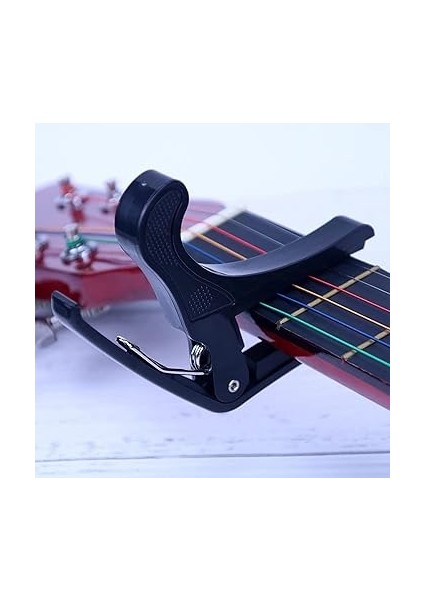 Kaliteli Metal Gitar Bağlama Saz Kaposu - Kapo Capo Kelepçe &amp; Sağlam Metal modelleri