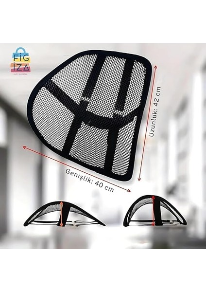 Ortopedik Sırt ve Bel Destek Minderi – Fileli Terletmeyen Ayarlanabilir Sırt Dayama Filesi | Ofis, Araba ve Ev Koltuğu Için Ergonomik Bel Desteği fiyatları