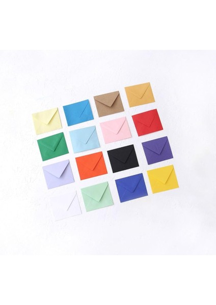 Minik Zarf, 7x9 cm 25 Adet (Siyah)