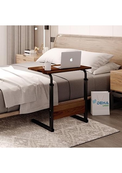 Yükseklik Ayarlı Çalışma Masası, Hasta Yemek Masası, Laptop Sehpası, 60X40 fırsatları