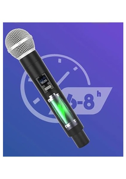 Kablosuz Karaoke Mikrofonu 6.35MM Amfi Hoparlör Için 600 Hz Ila 800 Khz Çok Amaçlı Tak ve Çalıştır Kablosuz Mikrofon Dış Mekan Için WN05 (TEKLI-WN05) fiyatları