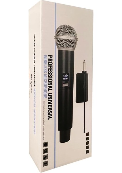 Kablosuz Karaoke Mikrofonu 6.35MM Amfi Hoparlör Için 600 Hz Ila 800 Khz Çok Amaçlı Tak ve Çalıştır Kablosuz Mikrofon Dış Mekan Için WN05 (TEKLI-WN05) indirimleri