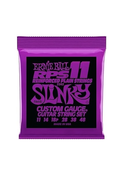 Ball Power Slinky Rps Nikel Yara Elektro Gitar Telleri, Ölçü 11-48 fiyatları