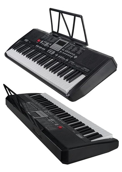 PS-1800BK-H 61 Tuşlu Kaliteli Org Dijital Ekranlı Kulaklık Çanta Notalık Adaptör Sticker Öğrenim Metodu fırsatları