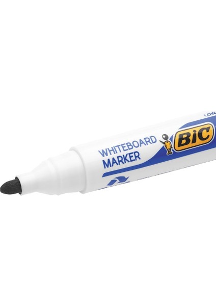 Velleda 1701 Eco Yuvarlak Uçlu Beyaz Tahta Kalemi, Mavi, 12'li Kutu, Kolay Silinebilen Mürekkep, Sabit Yuvarlak Uç modelleri