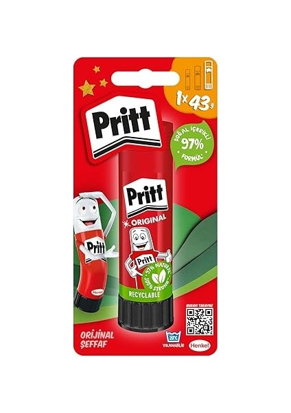 Stick Yapıştırıcı 43G Tekli Blister