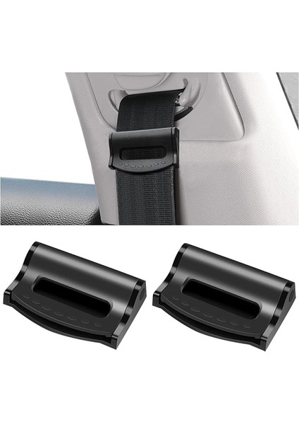 2 Adet Araba Emniyet Kemeri Klipsleri, Yetişkinler Için Evrensel Oto Emniyet Kemeri Ayarlayıcı, Konforlu Araba Omuz Boyun Koruyucu Kayış Konumlandırıcı, Araba Için Emniyet Kemeri Tutucu