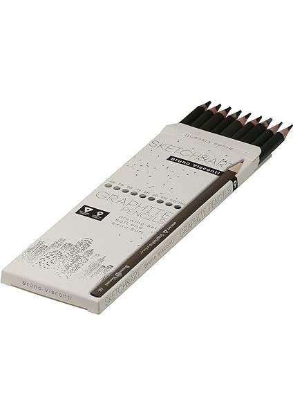 Visconti "sketch&amp;art Kurşun Kalem Seti,.9 Adet 4B-14B fiyatları