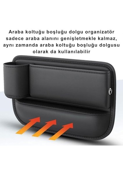 Suni Deri Araç Koltuk Yanı Organizatör Araç Bardak Tutucu Araç Telefon Cüzdan Kutusu Bardaklık indirimleri