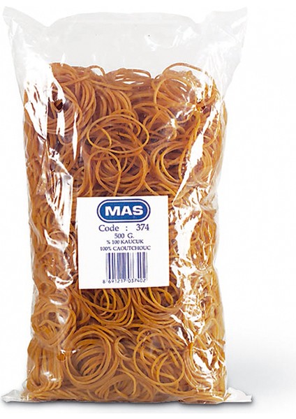 Mas 374 %100 Kauçuk Mini Lastik 500 gr