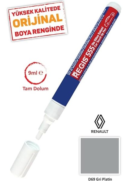 Tam Örtücü Rötüş Kalemleri,9 Ml, Çizik Giderici ve Araç Yenileyici (D69 Gri Platin) fiyatları