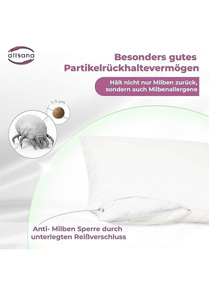 Alerjisi Olanlar Için Yastık Kılıfı 50 x 70 cm | Alerji Nevresim Takımı | Akarlara Karşı Koruma | Ev Tozu Alerjisi Olanlar Için Akar Koruması | Alerji Yapmayan Yastık Kılıfı | Tüv Onaylı modelleri