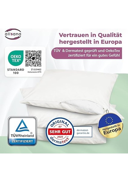 Alerjisi Olanlar Için Yastık Kılıfı 50 x 70 cm | Alerji Nevresim Takımı | Akarlara Karşı Koruma | Ev Tozu Alerjisi Olanlar Için Akar Koruması | Alerji Yapmayan Yastık Kılıfı | Tüv Onaylı fırsatları