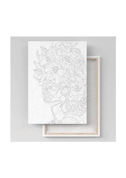 Hobi Sanat Sayılarla Boyama Tuval Seti Fırça Boya Dahil (Çıtalı) 40X50 cm - Cafe Terrace At Night modelleri