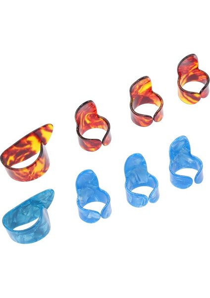 1 Takım Gitar Parmak Karyolası Bas Seçimi Kalimba Tırnak Seçtikleri Gitarlar Bas Gitar Çok Amaçlı Parmak Seçimi Ukulele Parmak Seçtikleri Baş Parmak Toplamak Kazma Aksesuarlar