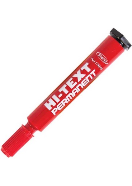 Hı-Text 830 Pb Kırmızı Yuvarlak Uç Koli Kalemi