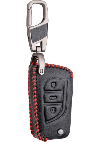 Deri Anahtar Kılıfı (Toyota Corolla Auris Yaris Avensis ile Uyumlu)
