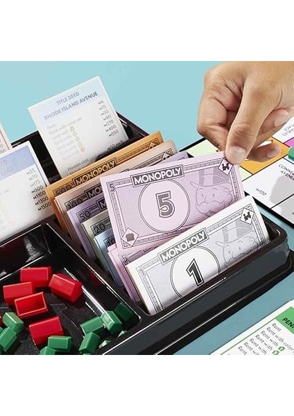 Gaming Monopoly Saklama Tepsili ve Daha Büyük Piyonlu Kutu Oyunu indirimleri